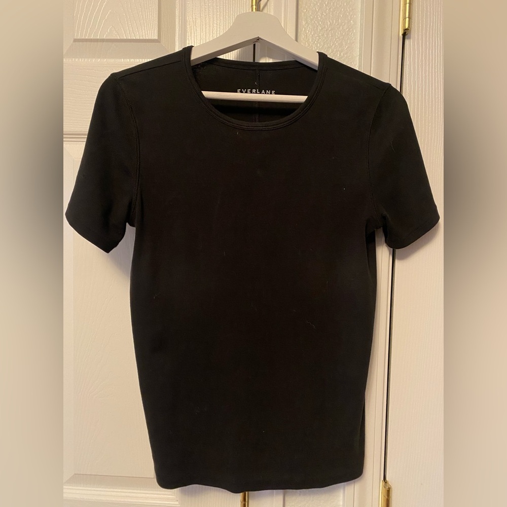 Everlane Women's Classic Black Short Sleeve Tee